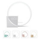 Luminária de Cabeceira, Sons Naturais, com Relógio Despertador, Controle Tátil, Brilho 3 Níveis