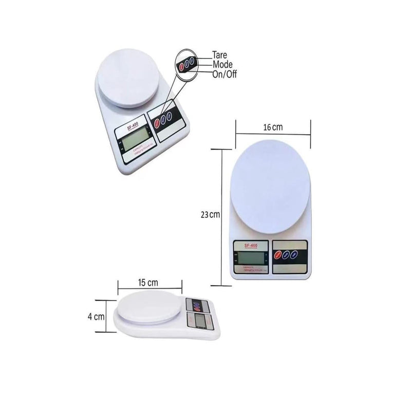 Balança Digital de Cozinha Alta Precisão Confeitaria Dieta Nutrição até 10kg