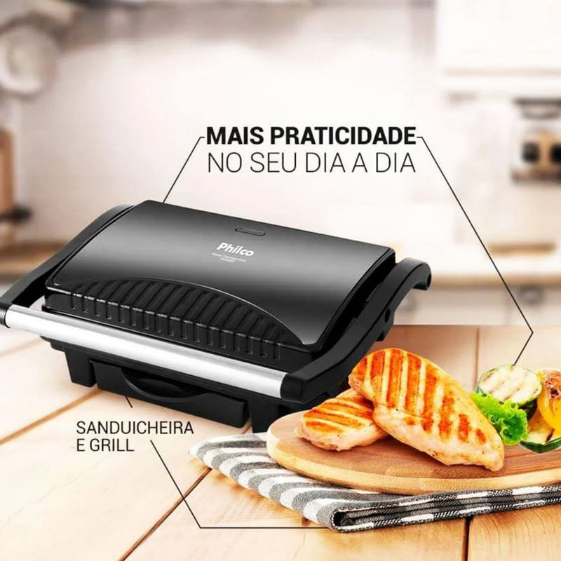 Sanduicheira Grill Press Diamante 1000w