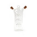 Galheteiro 2 Em 1 De Vidro Porta Azeite e Vinagre.