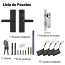 Fechadura Eletrônica Digital Biométrica, Senha e Cartão Wifi.