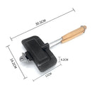 Prensa Sanduíche Dupla Face Panela 2 Compartimentos De Alumínio