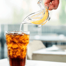 Espremedor de frutas em forma de pássaro e peixe, portátil de acrílico. - facilefuncional.com.br