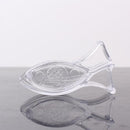 Espremedor de frutas em forma de pássaro e peixe, portátil de acrílico. - facilefuncional.com.br