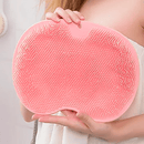 Esfoliante de chuveiro, massageador, anti-derrapante, tapete de banho, escova de limpeza nas costas e nos pês de silicone. - facilefuncional.com.br
