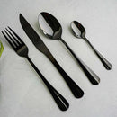 Faqueiro Aço Inox Preto 24 Peças de Luxo Alta Qualidade.