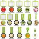 Fatiador De Legumes Cortador Verduras Ralador Picador 22 Em 1 / 14 Em 1 / 7 Em 1