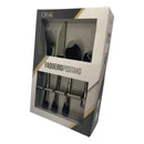Faqueiro Aço Inox Preto 24 Peças de Luxo Alta Qualidade.