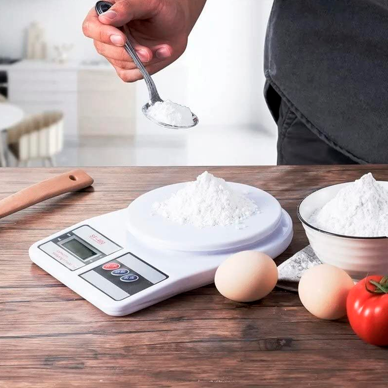 Balança Digital de Cozinha Alta Precisão Confeitaria Dieta Nutrição até 10kg