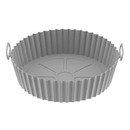 Cesta de Silicone para Air Fryer Reutilizável Antiaderente, Bandeja redonda Compre 1 Leve 2. - facilefuncional.com.br
