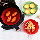 Cesta de Silicone para Air Fryer Reutilizável Antiaderente, Bandeja redonda Compre 1 Leve 2. - facilefuncional.com.br
