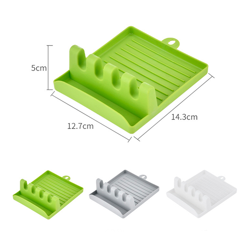 Descanso de Silicone para Talheres e Tampa de Panela, Bancada e Pia de Cozinha. - facilefuncional.com.br