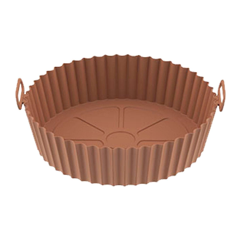 Cesta de Silicone para Air Fryer Reutilizável Antiaderente, Bandeja redonda Compre 1 Leve 2. - facilefuncional.com.br