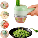 Cortador de legumes elétrico 4 em 1 - facilefuncional.com.br