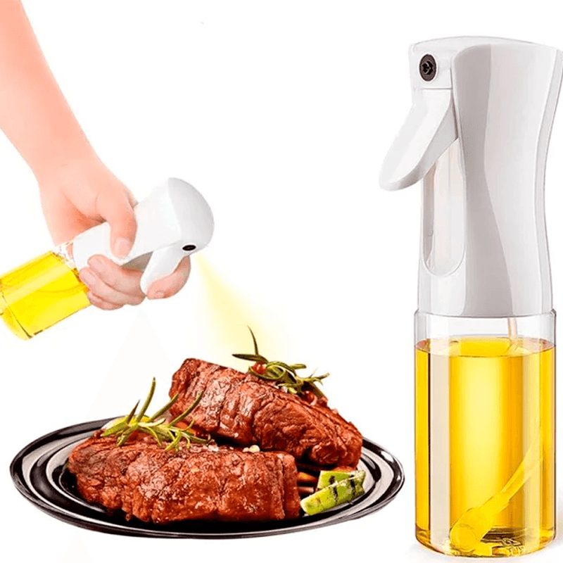 Borrifador Spray para cozinha, churrasco, temperos e saladas 300ml Olho, Vinagre e Azeite. - facilefuncional.com.br