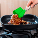 Espátula e pinças inteligente 2 em 1 antiaderente de silicone. - facilefuncional.com.br