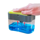 Dispenser Detergente 2 em 1 Esponja de Limpeza Dosador.