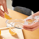 Espremedor de frutas em forma de pássaro e peixe, portátil de acrílico. - facilefuncional.com.br