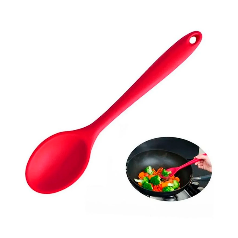 Colher de Silicone Utensílio De Cozinha. - facilefuncional.com.br