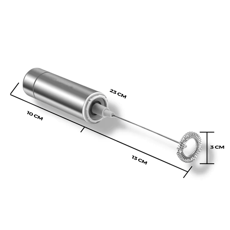 Mini Mixer Portátil de Aço Inoxidável Batedor de ovos, misturador de Leite. - facilefuncional.com.br