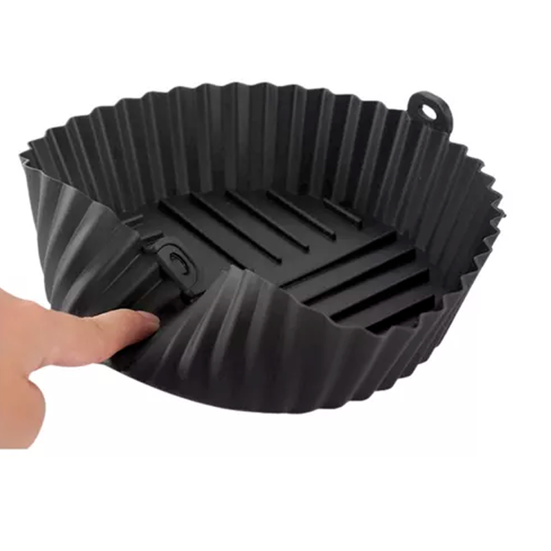 Cesta de Silicone para Air Fryer Reutilizável Antiaderente, Bandeja redonda Compre 1 Leve 2. - facilefuncional.com.br