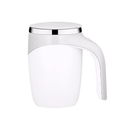 Caneca mixer magnética com tampa para café - 400ml automática de aço inoxidável elétrico. - facilefuncional.com.br